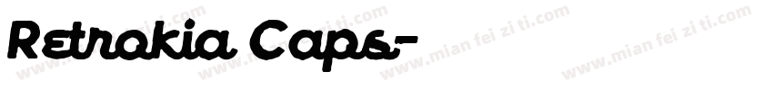 Retrokia Caps字体转换